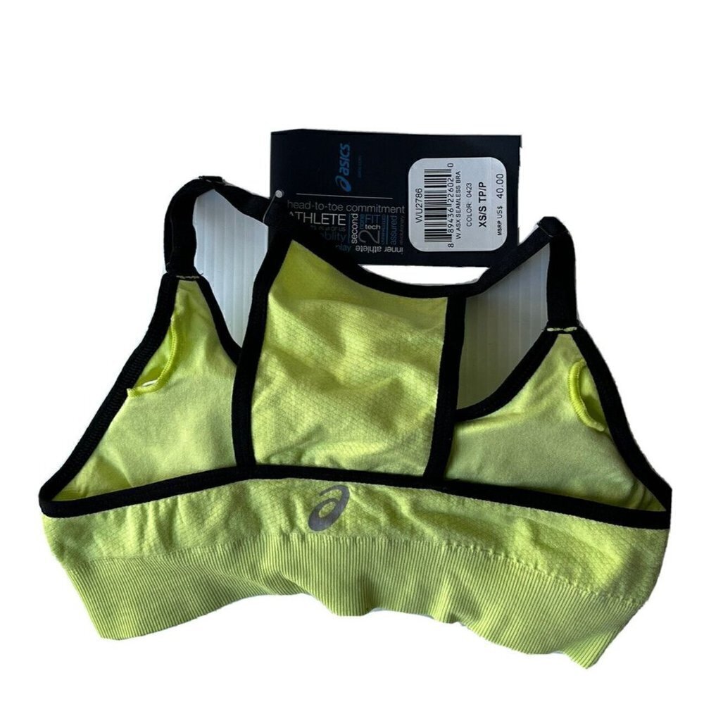 ASICS Womens Green Pistachio Seamless Active Casual Racerback Bra Size XS/S - Picture 9 of 9